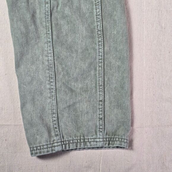 BDG Faded Green Acid Wash Denim Grunge Mom Jeans Womens Size 30 - Picture 14 of 16